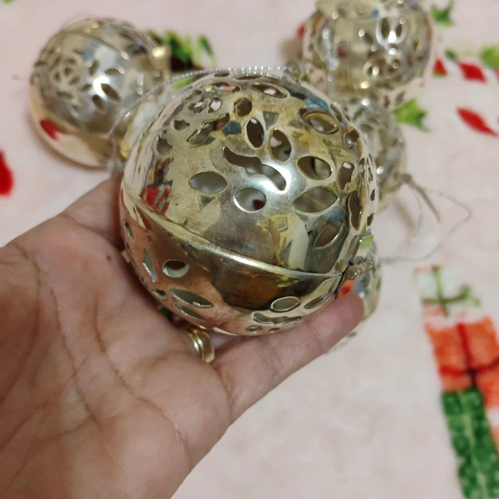 Crate&Barrel Department 56 Potpourri Gift Ornaments Set Of 5